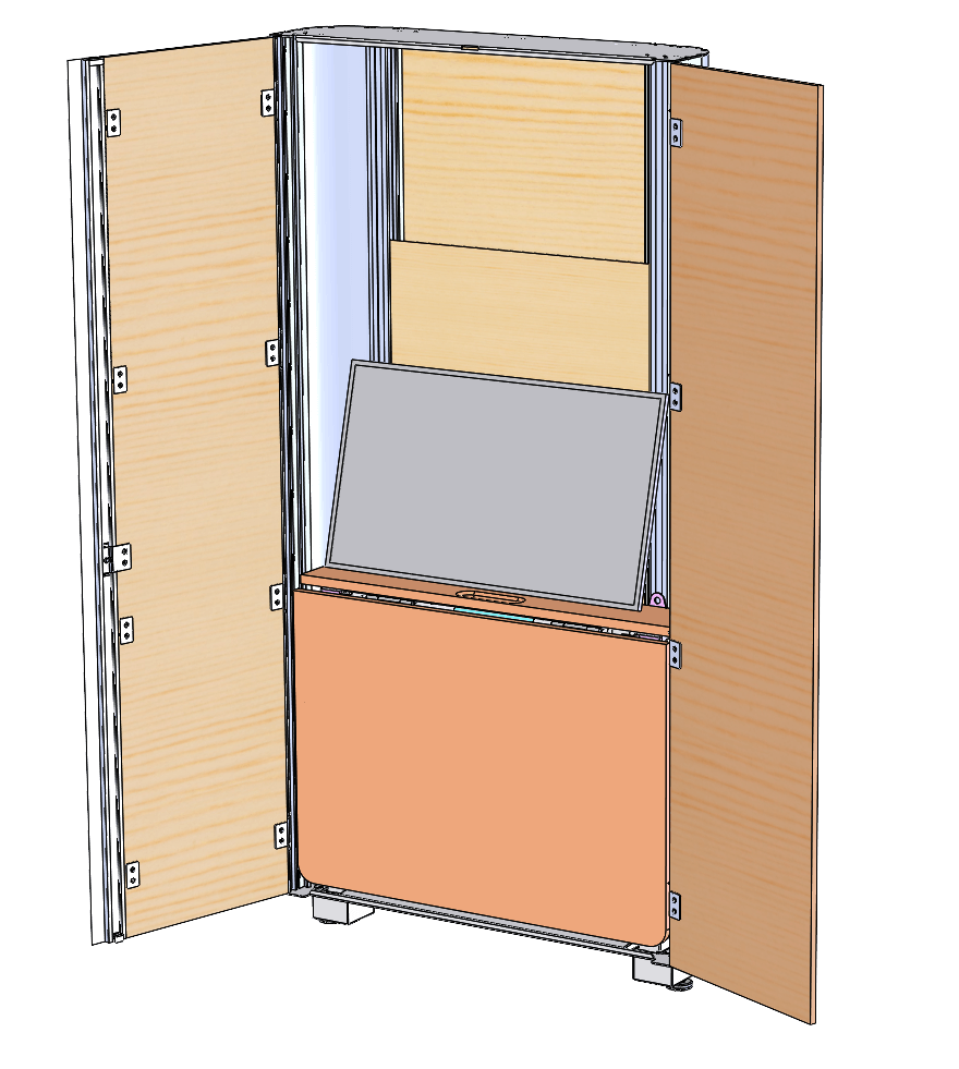 Mechanical Design Case Study: Concealed Home Office | C2S